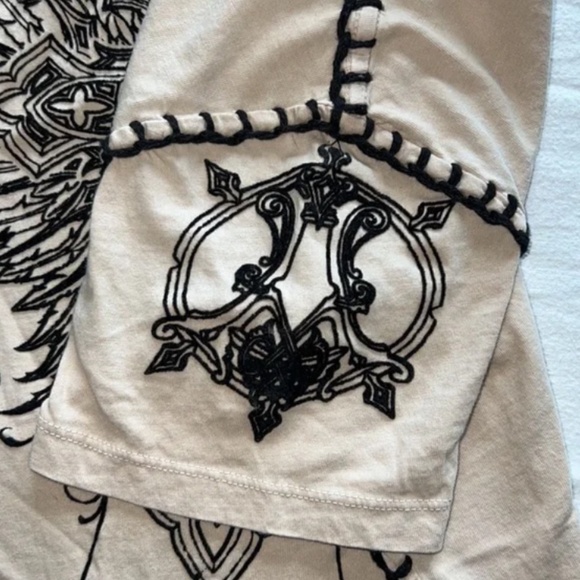 Affliction Vengeance Bound Glory women's small, Black stitched - Picture 3 of 4